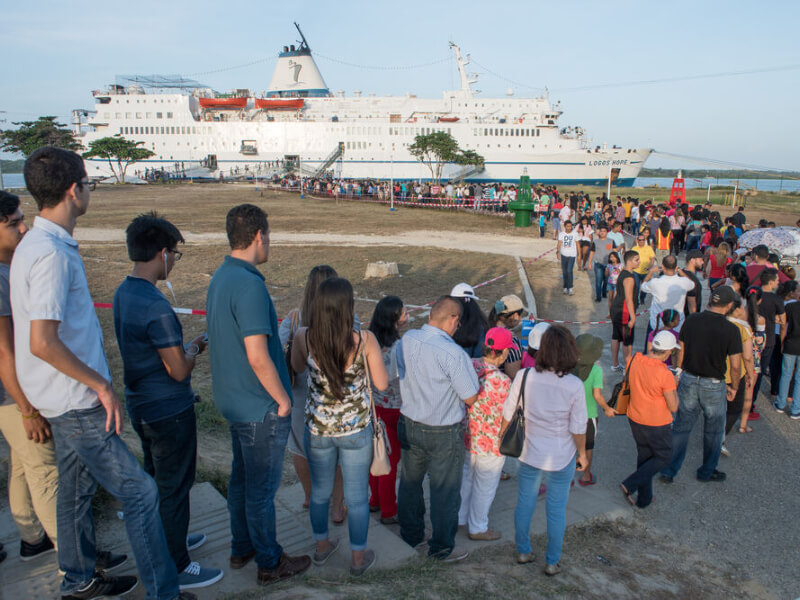 Gba Ships Meet Logos Hope Visitors